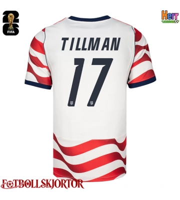 Förenta stater Malik Tillman #17 Hemmatröja VM 2026 Kortärmad